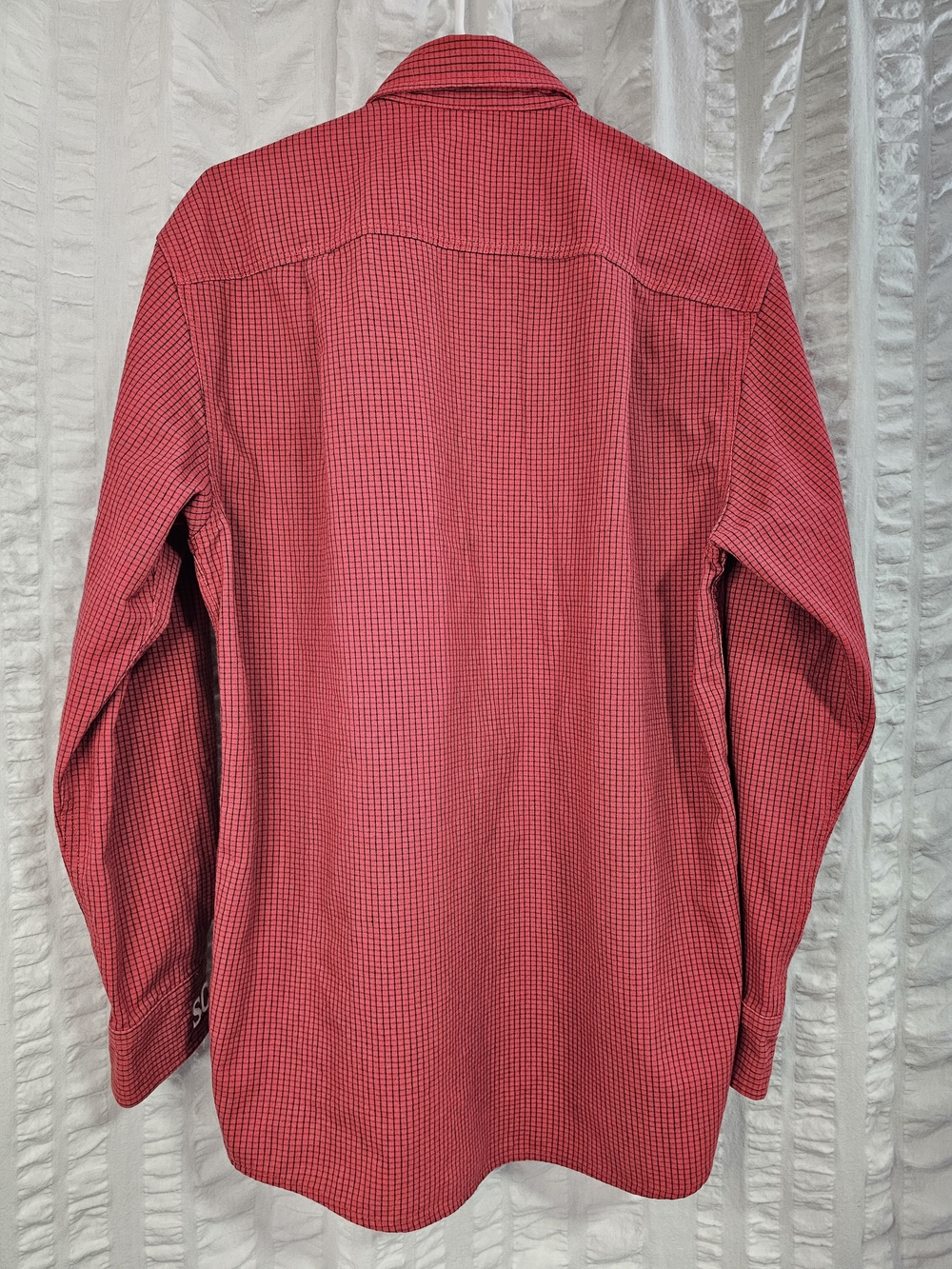 Tyndale Flame Resistant Work Shirt Men's Red Plaid Long Sleeve Button-Down - Picture 3 of 12